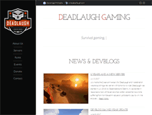 Tablet Screenshot of deadlaugh.com